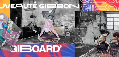 Découvrez les Giboard, un mélange de skate, de rollerbone et de slackline