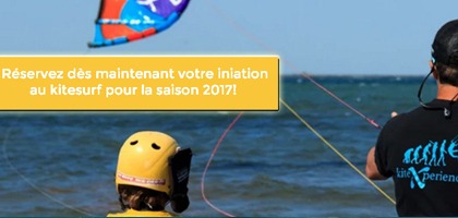 Profitez de l'intro au kitesurf à 99 euros, valable sur toute la saison 2017
